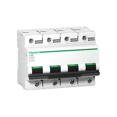 Schneider Electric A9N18376 - 4-poligt afbryder - 125A - Kurve C Schneider Electric A9N18376 - 4-poligt afbryder - 125A - Kurve C