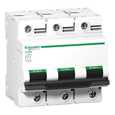 Interruptor Automático Schneider Electric C120N - 3P 80A Tipo d Interruptor Automático Schneider Electric C120N - 3P 80A Tipo d