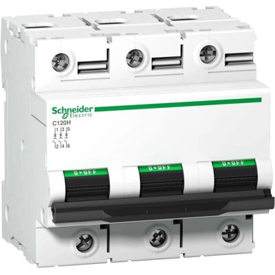Schneider Electric C120H 3P 80A - Interruptor Automático Schneider Electric C120H 3P 80A - Interruptor Automático
