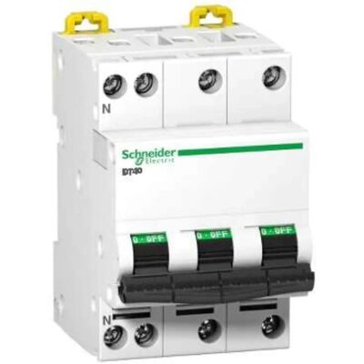 Schneider A9N21405 Blanco 3P+N Interruptor Schneider A9N21405 Blanco 3P+N Interruptor