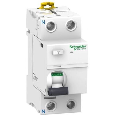Schneider Electric A9R81240 - 2P 40A 30mA RCCB Diferencial Schneider Electric A9R81240 - 2P 40A 30mA RCCB Diferencial