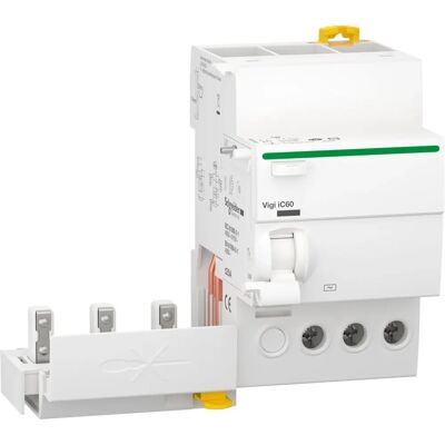 Schneider Electric A9Q14325 - Disjoncteur différentiel 3P 25A 300mA - Blanc - Publicité Schneider Electric A9Q14325 - Disjoncteur différentiel 3P 25A 300mA - Blanc - Publicité