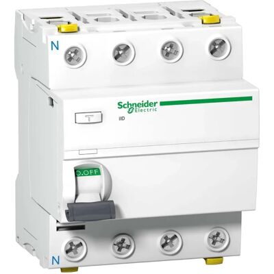 Schneider Electric Acti9 iID RCCB 4Polet 25A 300mA Type A - Differentialafbryder Schneider Electric Acti9 iID RCCB 4Polet 25A 300mA Type A - Differentialafbryder