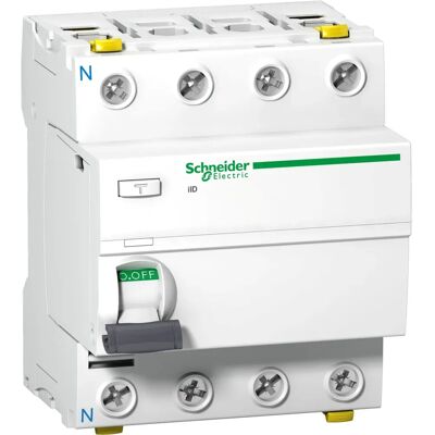 Schneider Electric A9Z21463 Residual-current Device - 4P Type A Schneider Electric A9Z21463 Residual-current Device - 4P Type A