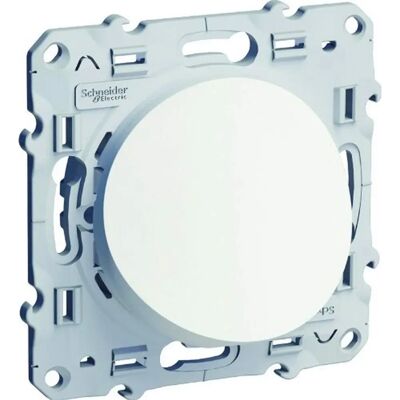 Schneider Electric Sortie de câble - IP21, Blanc - Sortie de câble - 1 Module - 71x71 mm - 16A - Plastique - Publicité Schneider Electric Sortie de câble - IP21, Blanc - Sortie de câble - 1 Module - 71x71 mm - 16A - Plastique - Publicité