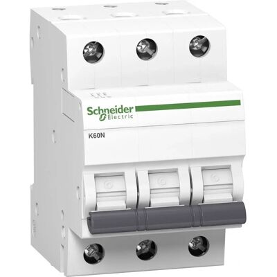 Schneider A9K02306 - Disjoncteur 3P - 6A - Capacité 6kA - Publicité Schneider A9K02306 - Disjoncteur 3P - 6A - Capacité 6kA - Publicité