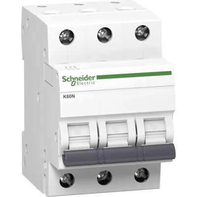 Schneider Electric K60N 25A 3P Leitungsschutzschalter - IP20 - Kompakt Schneider Electric K60N 25A 3P Leitungsschutzschalter - IP20 - Kompakt