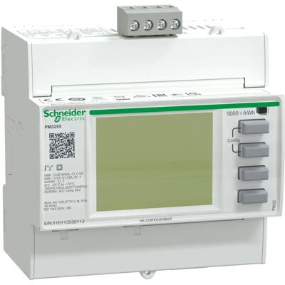 Compteur d'énergie Schneider Electric - METSPM3255 - Modbus, Numérique, Multi-tarifs - Publicité Compteur d'énergie Schneider Electric - METSPM3255 - Modbus, Numérique, Multi-tarifs - Publicité