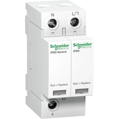 Schneider Electric A9L40501 Protector de sobretensiones - Tipo 2, 1P+N, 40kA Schneider Electric A9L40501 Protector de sobretensiones - Tipo 2, 1P+N, 40kA