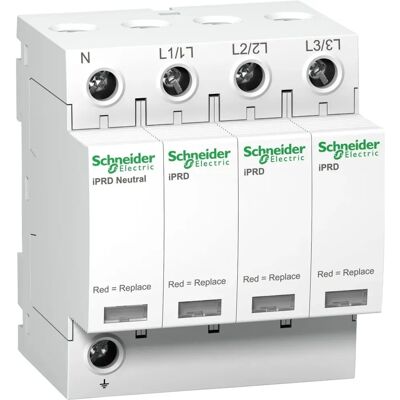 Schneider Electric A9L08601 Protector de Sobretensión - 3 Fases, 8kA, 350V Schneider Electric A9L08601 Protector de Sobretensión - 3 Fases, 8kA, 350V