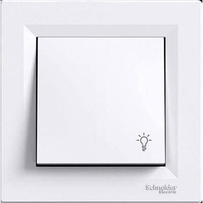Schneider Electric Eph1800121 - Enkel ljusknapp, Vit indikatorlampa, Hållbar plastram Schneider Electric Eph1800121 - Enkel ljusknapp, Vit indikatorlampa, Hållbar plastram