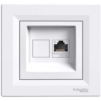 Schneider Electric EPH4300121 Prise RJ45 Cat.5e - Accès Réseau - Publicité Schneider Electric EPH4300121 Prise RJ45 Cat.5e - Accès Réseau - Publicité