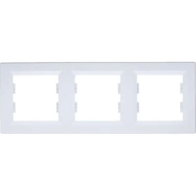Placa de interruptores horizontal triple Asfora Schneider - Switch Plate Placa de interruptores horizontal triple Asfora Schneider - Switch Plate