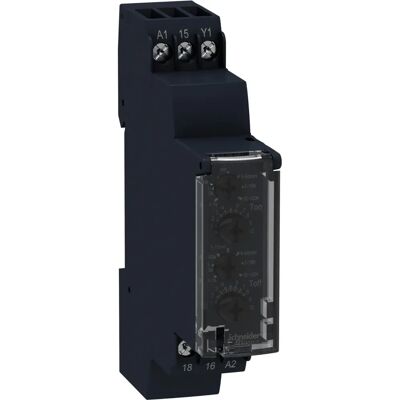 Schneider Electric Timer Relay - RE17 - 24V/240V - 2 contacts - SPDT - Multifunction Schneider Electric Timer Relay - RE17 - 24V/240V - 2 contacts - SPDT - Multifunction