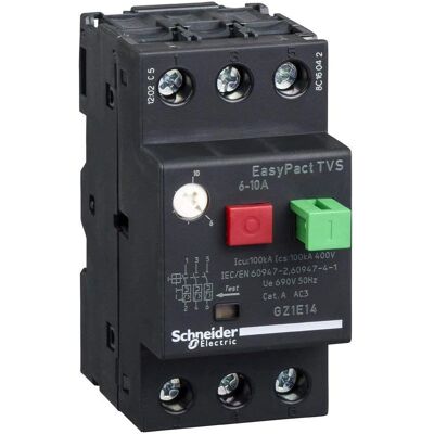 Schneider Electric GZ1E10 - Schutzschalter, 4-6,3A, weiß Schneider Electric GZ1E10 - Schutzschalter, 4-6,3A, weiß