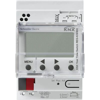 Schneider Electric MTN6606-0008 - 8-Kanal KNX Zeitschaltuhr Schneider Electric MTN6606-0008 - 8-Kanal KNX Zeitschaltuhr