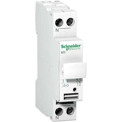 Schneider Electric Acti9 STI Interruptor de fusible - 100A, carril DIN, IP20/IP40 Schneider Electric Acti9 STI Interruptor de fusible - 100A, carril DIN, IP20/IP40