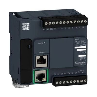 Schneider Electric TM221CE16T - PLC compacto con Ethernet y Modbus Schneider Electric TM221CE16T - PLC compacto con Ethernet y Modbus