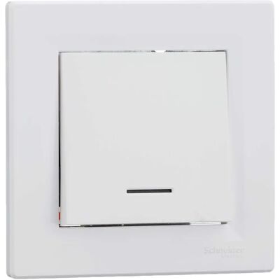 SCHNEIDER ELECTRIC - Asfora - LED - 10 A - Interrupteur - Publicité SCHNEIDER ELECTRIC - Asfora - LED - 10 A - Interrupteur - Publicité