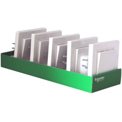 Schneider Electric Modèle SC5EPH0423121 5x Interrupteurs - Série Asfora - 10A 2300W - Publicité Schneider Electric Modèle SC5EPH0423121 5x Interrupteurs - Série Asfora - 10A 2300W - Publicité