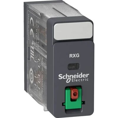 Schneider Electric RXG21B7 Kraftrelæ - DPDT 24V AC 5A Schneider Electric RXG21B7 Kraftrelæ - DPDT 24V AC 5A