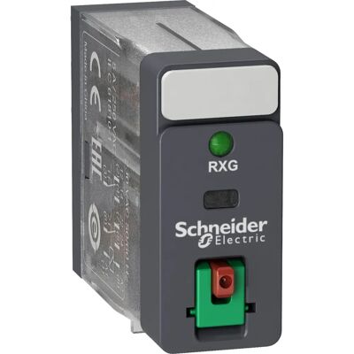 Schneider Electric RXG22E7 elektrisk relæ - 2 poler, 48V AC, sort Schneider Electric RXG22E7 elektrisk relæ - 2 poler, 48V AC, sort