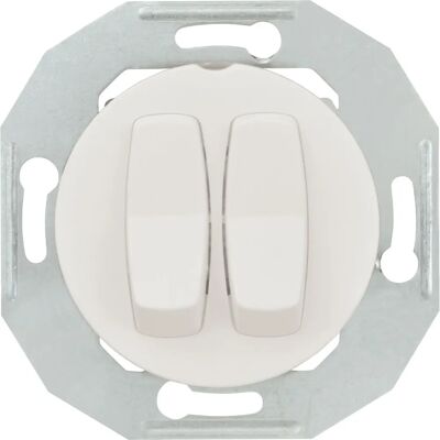 Schneider Electric WDE011026 Doppel-Schalter - Retro Stil Schneider Electric WDE011026 Doppel-Schalter - Retro Stil