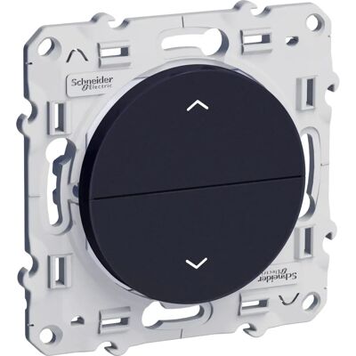 Interrupteur Odace Schneider - Anthracite - Électronique - 6A - 3 bornes - 12mm - 5-35°C - Volet roulant - Publicité Interrupteur Odace Schneider - Anthracite - Électronique - 6A - 3 bornes - 12mm - 5-35°C - Volet roulant - Publicité