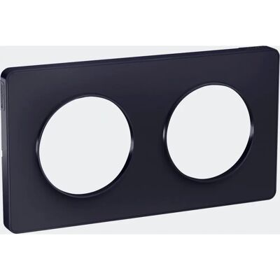 Schneider Electric Odace Touch - Plaque Anthracite - 2 Postes, 71mm - Publicité Schneider Electric Odace Touch - Plaque Anthracite - 2 Postes, 71mm - Publicité