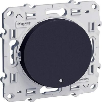 Interrupteur lumineux Schneider Electric Odace - Anthracite - Cadre en plastique - Publicité Interrupteur lumineux Schneider Electric Odace - Anthracite - Cadre en plastique - Publicité