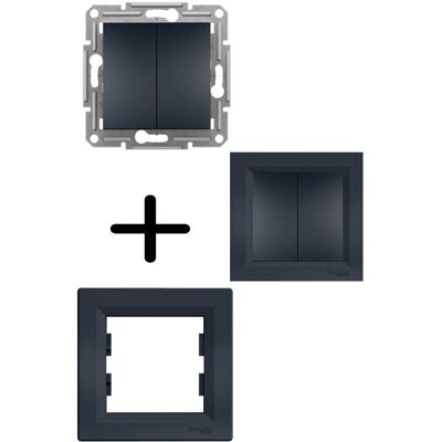 Schneider Electric Eph0300171 Interrupteur Double Allumage - Interrupteur - Publicité Schneider Electric Eph0300171 Interrupteur Double Allumage - Interrupteur - Publicité