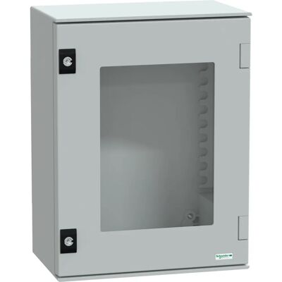 Schneider Electric NSYPLM43TG Boîtier mural en polyester gris - IP66 - Publicité Schneider Electric NSYPLM43TG Boîtier mural en polyester gris - IP66 - Publicité