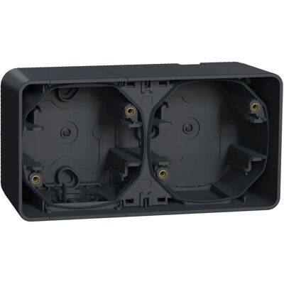 Boîte de surface Mureva Styl Schneider Electric - Résistante, IP55 - Publicité Boîte de surface Mureva Styl Schneider Electric - Résistante, IP55 - Publicité
