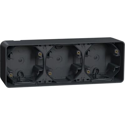 Scatola elettrica esterna Schneider MUR37713 - Grigia, 3 vie Scatola elettrica esterna Schneider MUR37713 - Grigia, 3 vie