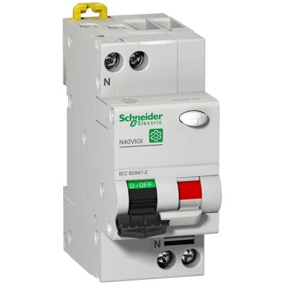Schneider Electric M9D11606 - 1P 6A 30mA C-Kurve RCBO Schneider Electric M9D11606 - 1P 6A 30mA C-Kurve RCBO