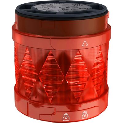 Colonne lumineuse Schneider Electric XVU - Rouge, 24V, Ø 60mm - Publicité Colonne lumineuse Schneider Electric XVU - Rouge, 24V, Ø 60mm - Publicité