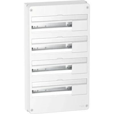 Schneider Resi9 4 Filas Caja de distribución modular - Caja eléctrica Schneider Resi9 4 Filas Caja de distribución modular - Caja eléctrica