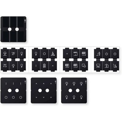 Schneider Electric Folien Set MTN6270-0011 - Für KNX Tastsensor Pro Schneider Electric Folien Set MTN6270-0011 - Für KNX Tastsensor Pro