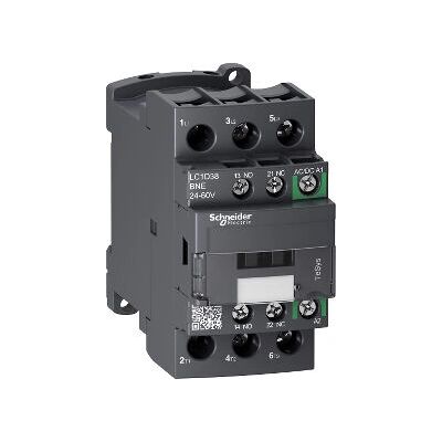 Schneider Electric LC1D38BNE - Contacto 3P 24-60VAC/DC Schneider Electric LC1D38BNE - Contacto 3P 24-60VAC/DC