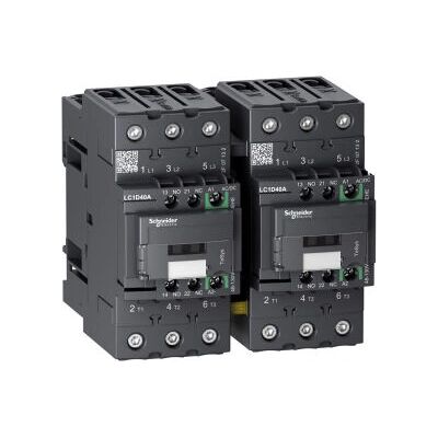 Schneider Electric LC2D40AEHE 3-poliger Kontaktor - 48-130V AC/DC - 40A - IP20 - DIN Montage Schneider Electric LC2D40AEHE 3-poliger Kontaktor - 48-130V AC/DC - 40A - IP20 - DIN Montage