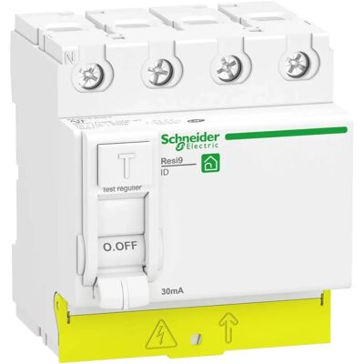 Schneider Electric Resi9 xp - Interrupteur différentiel - 4P - 40A - 30mA - Type a - peignable - Publicité Schneider Electric Resi9 xp - Interrupteur différentiel - 4P - 40A - 30mA - Type a - peignable - Publicité