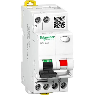 Interruptor Schneider Electric A9FDB7616 - Protección contra incendios, 16A, 2P-N Interruptor Schneider Electric A9FDB7616 - Protección contra incendios, 16A, 2P-N