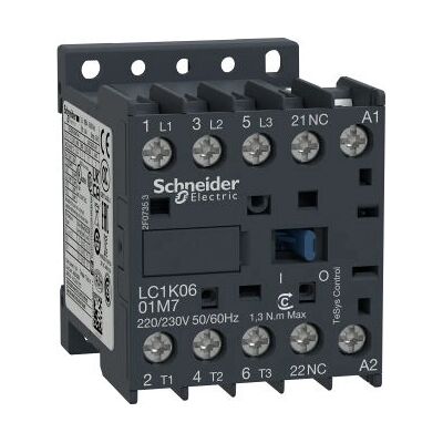 Schneider Electric LC1K 4-poliger Kontaktor - 230V AC, 20A Schneider Electric LC1K 4-poliger Kontaktor - 230V AC, 20A
