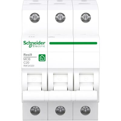 Schneider Electric R9F24320 - 3P, 20A, C, 6kA - Leitungsschutzschalter Schneider Electric R9F24320 - 3P, 20A, C, 6kA - Leitungsschutzschalter