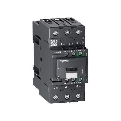 Schneider Electric LC1D80ABBE Contactador - 3P, 24V CC, 37kW Schneider Electric LC1D80ABBE Contactador - 3P, 24V CC, 37kW