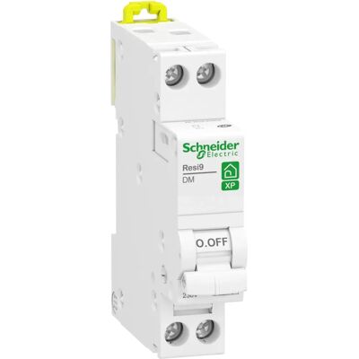Disjoncteur Schneider Electric Resi9 16A - Phase + Neutre - Publicité Disjoncteur Schneider Electric Resi9 16A - Phase + Neutre - Publicité