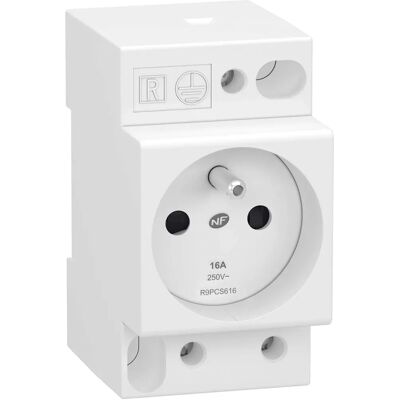Schneider Electric Presa modulare 2 P+T fase + neutro 16 A - Prise électrique - Publicité Schneider Electric Presa modulare 2 P+T fase + neutro 16 A - Prise électrique - Publicité