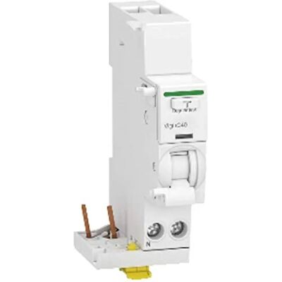 Schneider Electric Acti9 Vigi iC40-FI/LS Módulo - 25A Protección contra Tierra Schneider Electric Acti9 Vigi iC40-FI/LS Módulo - 25A Protección contra Tierra