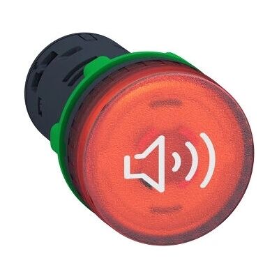 Schneider Electric XB5KS2M4 Roter beleuchteter Akustik-Zünder - Elektrischer Schalterzubehör Schneider Electric XB5KS2M4 Roter beleuchteter Akustik-Zünder - Elektrischer Schalterzubehör