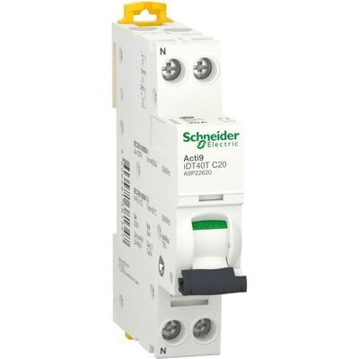 Disjoncteur Schneider Electric IDT40T 20A Courbe C Montage Rail DIN - Publicité Disjoncteur Schneider Electric IDT40T 20A Courbe C Montage Rail DIN - Publicité